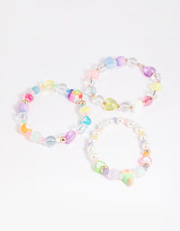 Kids Pastel 90s Strech Bracelet Pack - link has visual effect only