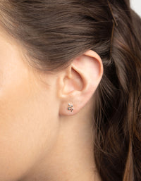 Sterling Silver Snake Stud Earrings - link has visual effect only