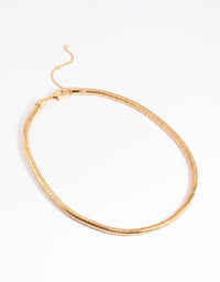 Gold Plated Snake Chain Necklace - link has visual effect only