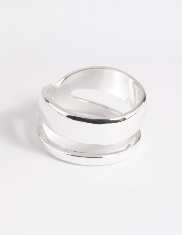 Silver Plated Two in One Ring