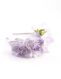 Lilac Rose Full Headband - link has visual effect only