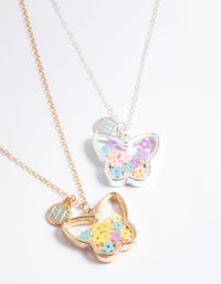 Mixed Butterfly Shaker Necklace Pack - link has visual effect only