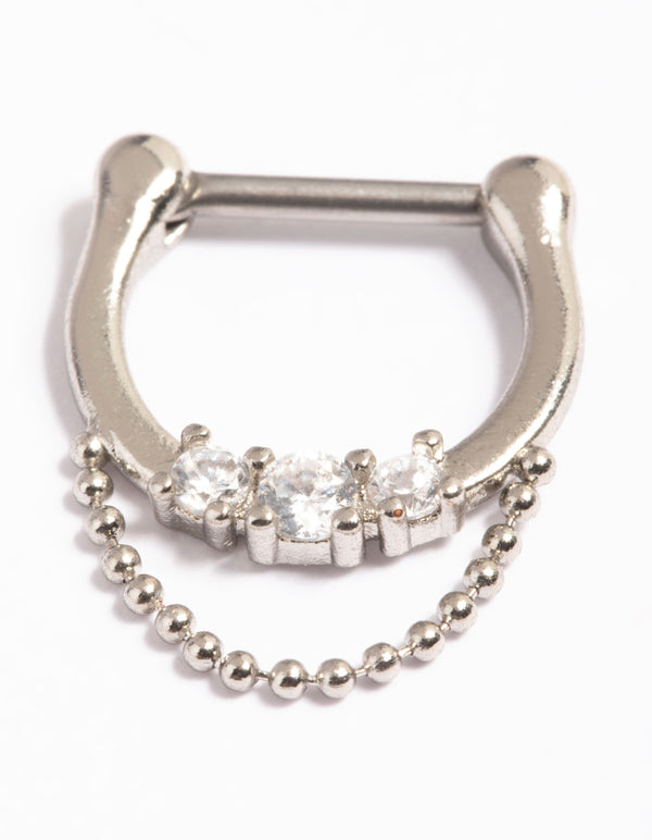 Surgical Steel Statement Chain Septum