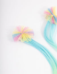 Kids Faux Hair Tulle Clip Pack - link has visual effect only