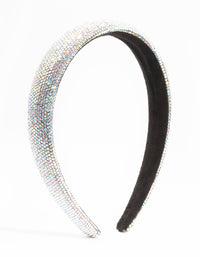 Fabric Diamante Padded Headband - link has visual effect only