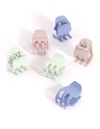 Plastic Pastel Mini Claw 6-Pack - link has visual effect only