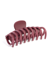 Maroon Acrylic 11cm Rounded Large Claw - link has visual effect only