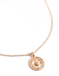 Gold Celestial Compass Necklace - link has visual effect only