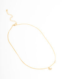 Gold Plated Scorpio Necklace With Cubic Zirconia Pendant - link has visual effect only