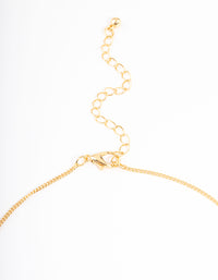 Gold Plated Scorpio Necklace With Cubic Zirconia Pendant - link has visual effect only