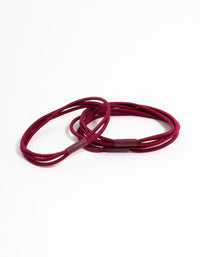 Maroon Multi Hair Tie Pack - link has visual effect only