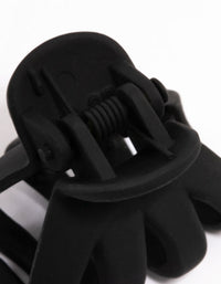 Black Four-Prong Mini Hair Claw Clip - link has visual effect only