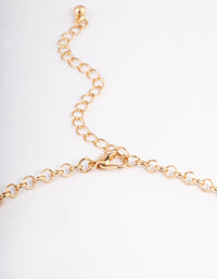 Gold Gradual Twirl Necklace - link has visual effect only