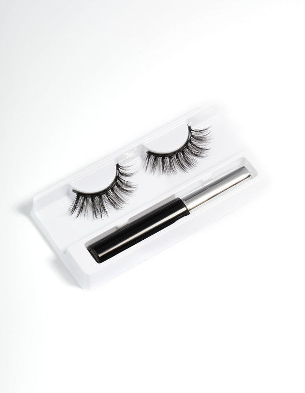 Black Mixed Dense Magnetic Fake Eyelashes