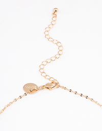 Gold Semi Precious Pear Necklace - link has visual effect only