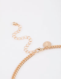 Gold Solid Disc Necklace - link has visual effect only