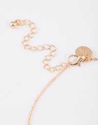 Gold Freshwater Pearl Necklace - link has visual effect only