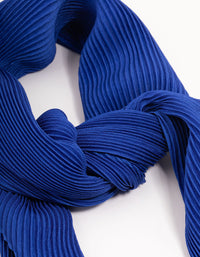 Blue Plisse Fabric Scarf - link has visual effect only