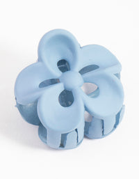 Blue Mini Frangipani Claw Clip - link has visual effect only