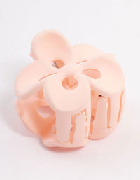 Blush Mini Frangipani Claw Clip - link has visual effect only