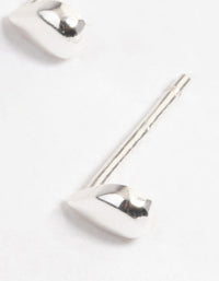 Sterling Silver Teardrop Stud Earrings - link has visual effect only