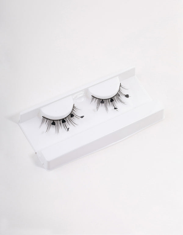 Black Heart False Eyelashes