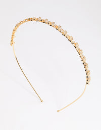 Gold Butterfly Diamante Headband - link has visual effect only