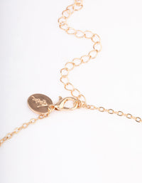 Gold Clear Quartz Snake Wrap Shard Necklace - link has visual effect only