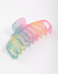 Rainbow Gradient Hair Claw Clip - link has visual effect only