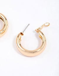 Gold Core Clean Hoop Earrings & Polishing Set - link has visual effect only