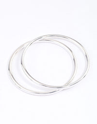 Silver Plain Bangle & Polishing Set - link has visual effect only