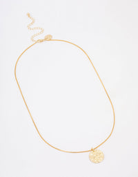 Gold Plated Angel Pendant Necklace - link has visual effect only