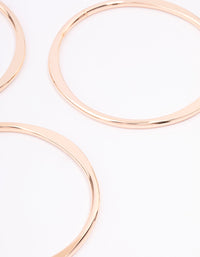 Gold Smooth Organic Bangle 3-Pack - link has visual effect only