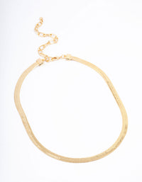 Gold Plated Snake Chain Necklace - link has visual effect only