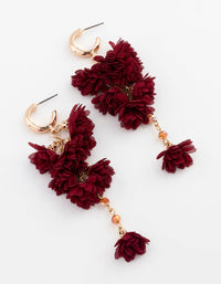 Gold Floral Cascade Drop Earrings - link has visual effect only