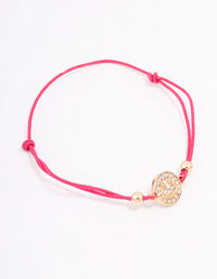 Diamante Smiley Face Toggle Bracelet - link has visual effect only