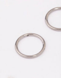 Titanium Fine Sleeper Earring 8mm - link has visual effect only