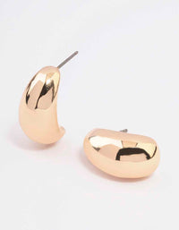 Gold Chunky Bubble Hoop Earrings - link has visual effect only