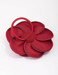 Red Rosette Hair Tie - link has visual effect only