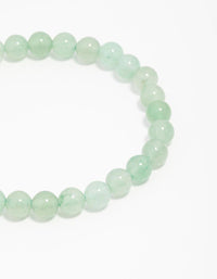 Green Aventurine Ball Bracelet - link has visual effect only