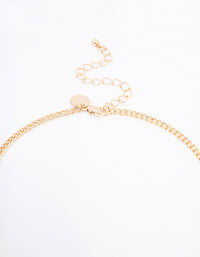 Gold Marble Beaded Statement Necklace - link has visual effect only