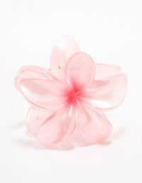 Pink Tropical Hair Claw Clip - link has visual effect only