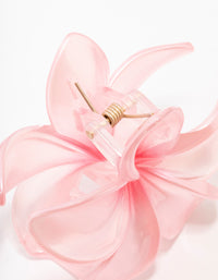 Pink Tropical Hair Claw Clip - link has visual effect only