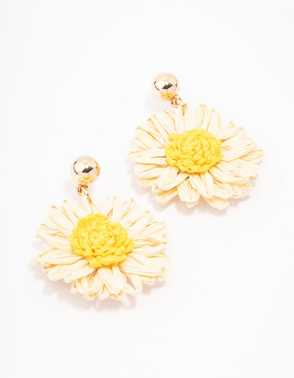 Summer Flower Drop Earrings