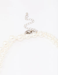 Pearl Layered Chain Necklace - link has visual effect only