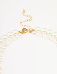 Gold Plated Freshwater Pearl Strand  Necklace - link has visual effect only