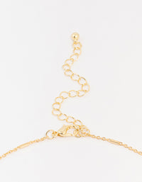 Gold Plated Station Barell Necklace - link has visual effect only