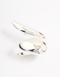 Silver Pointed Swoop Ring - link has visual effect only