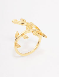 Gold Plated Vine Wrapped Ring - link has visual effect only