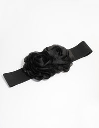 Adjustable Fabric Flower Stretch Belt - link has visual effect only